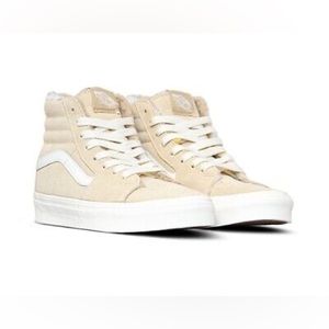 Vans SK8-Hi cozy sneakers in beige unisex casual classic outdoor comfy vacation